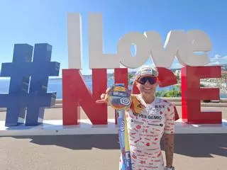 Nieves Gemio, primera española de su grupo de edad en el Mundial Ironman 70.3 de Niza