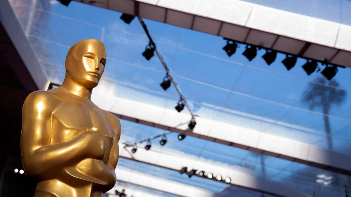Una figura de los Oscars en el Dolby Theatre de Los Angeles.