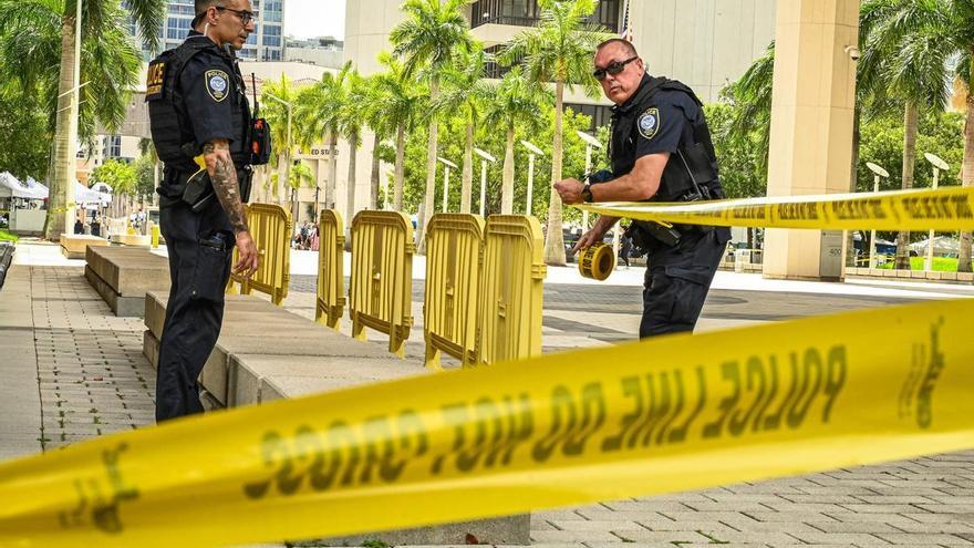 Tensión y temor de violencia ante la comparecencia de Trump en Miami para ser imputado