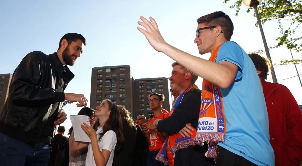 Llegada del Valencia Basket a la final de la Eurocup