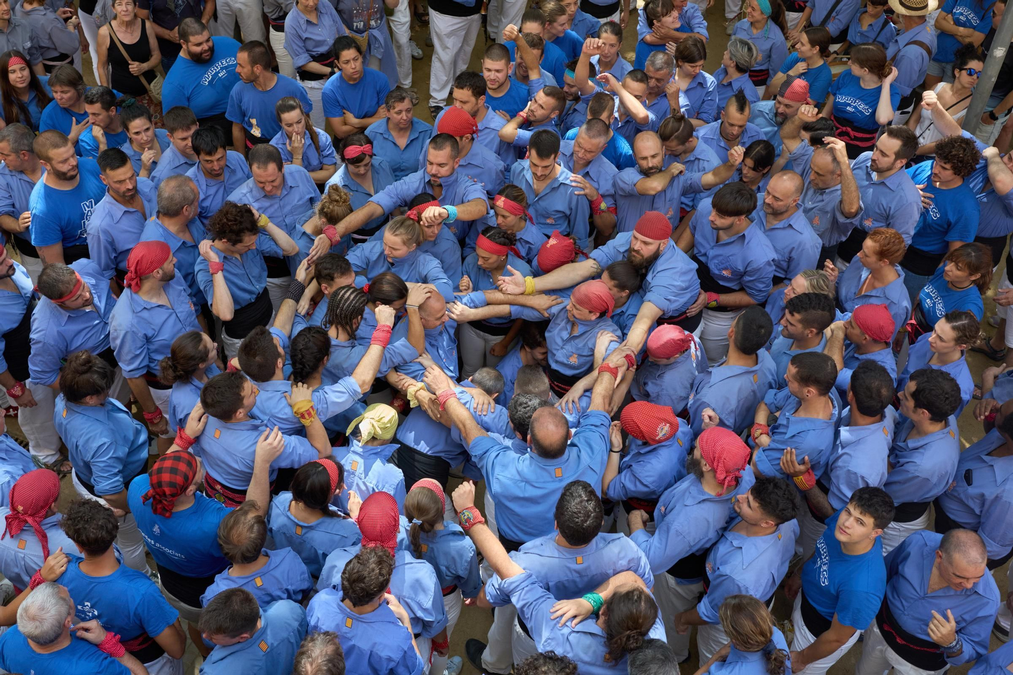 Festa Major de Salt: orgull Marrec a la diada castellera