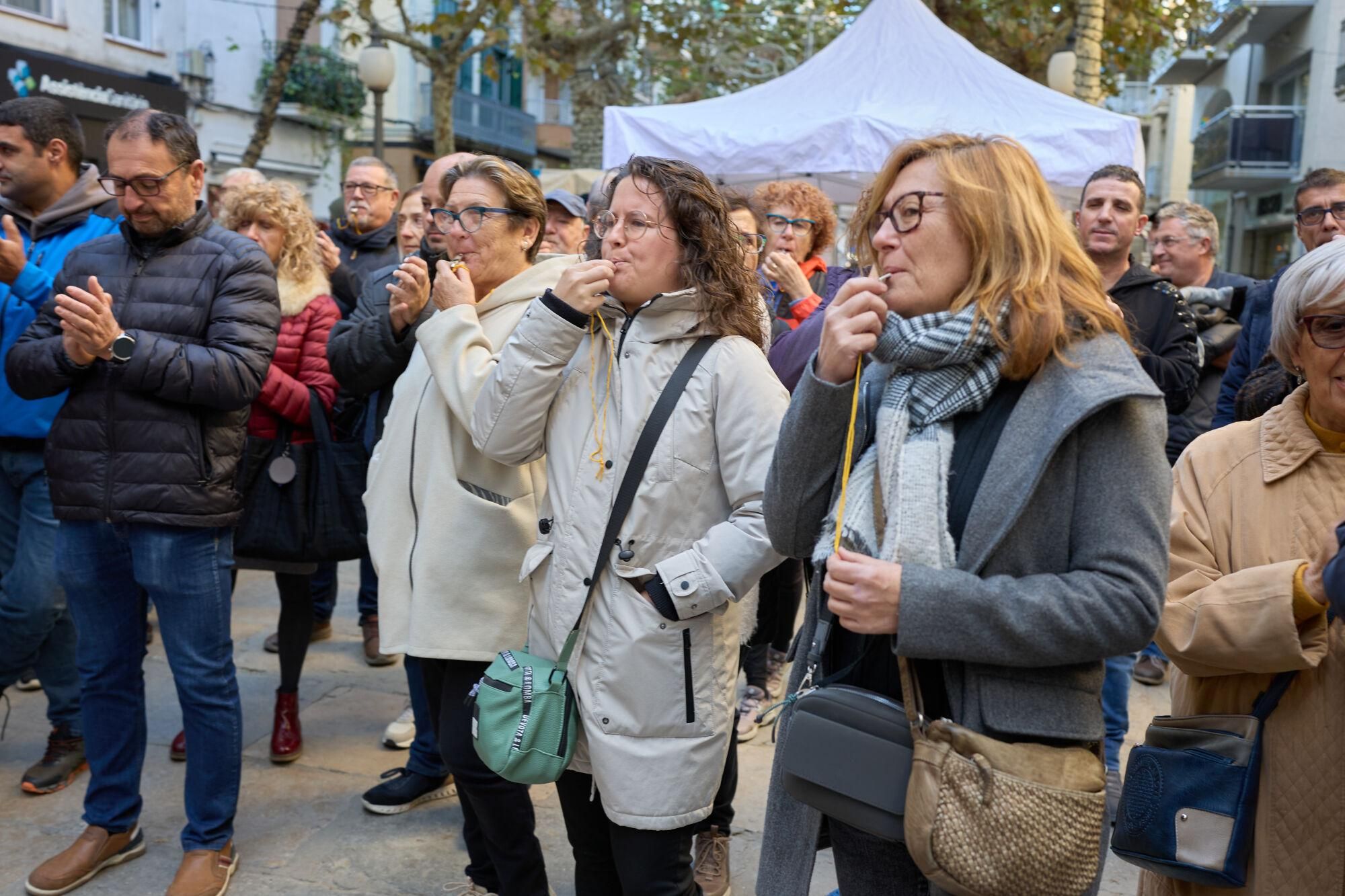 L'aturada de pescadors de Blanes, en imatges
