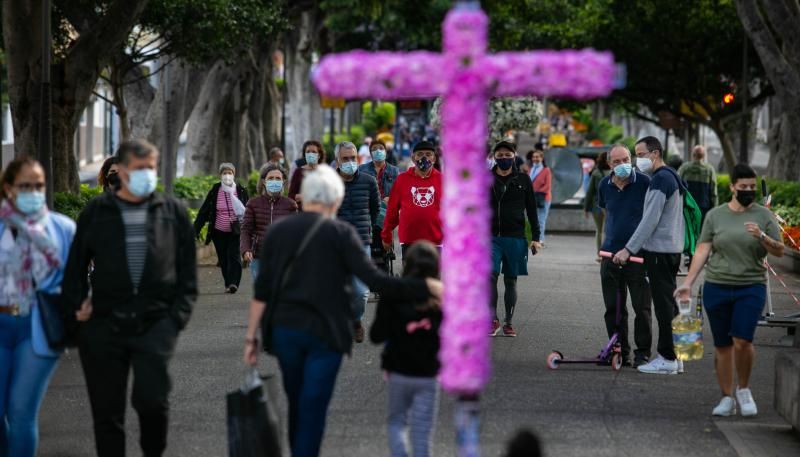 Previa de festividad de la Cruz en Santa Cruz de Tenerife