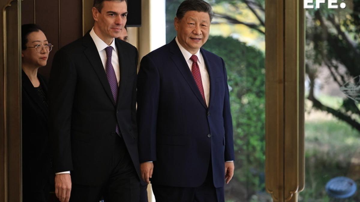 Sánchez dice a Xi Jinping que España "ve a China como socio de la UE"