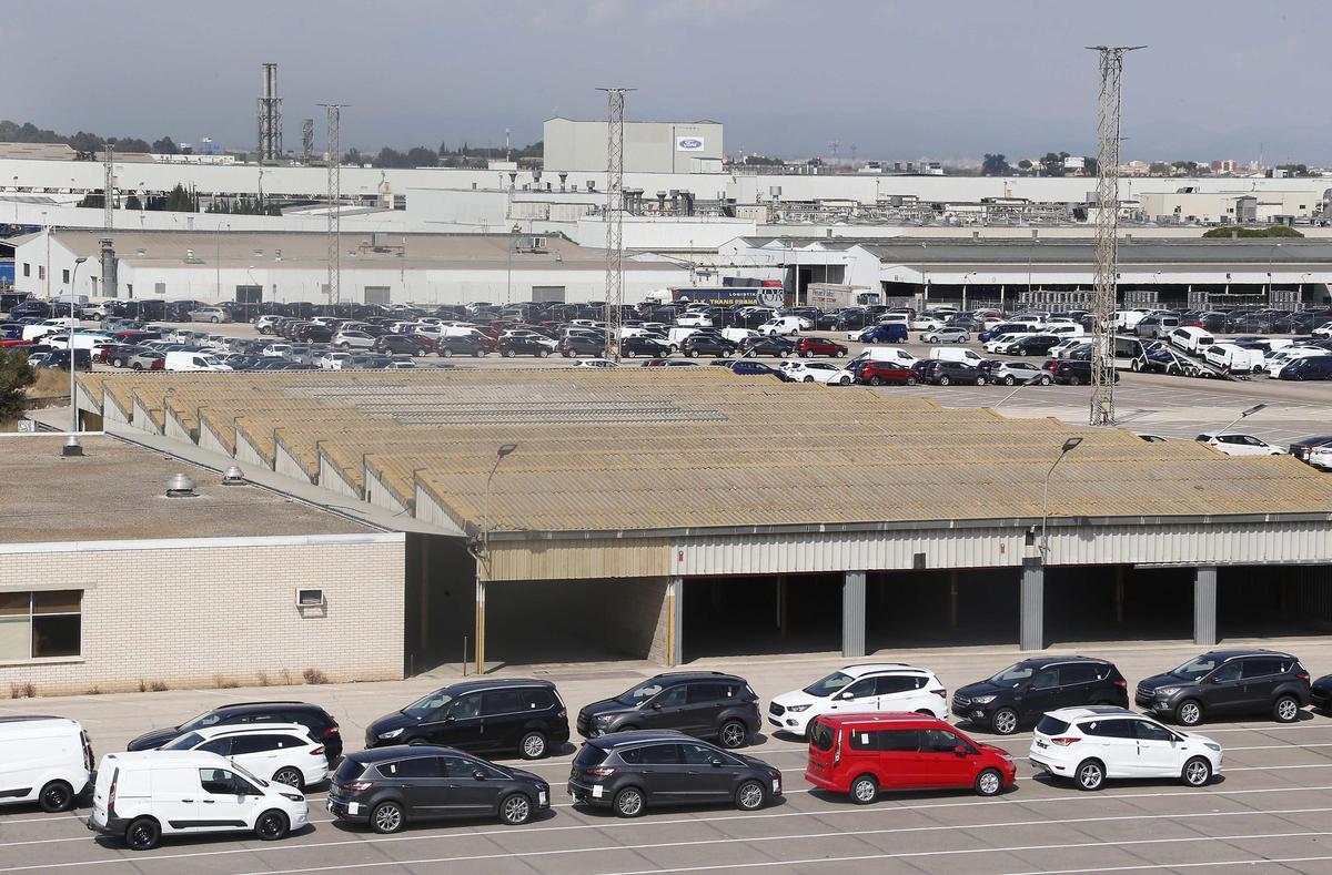 Vista aérea de la factoría Ford de Almussafes