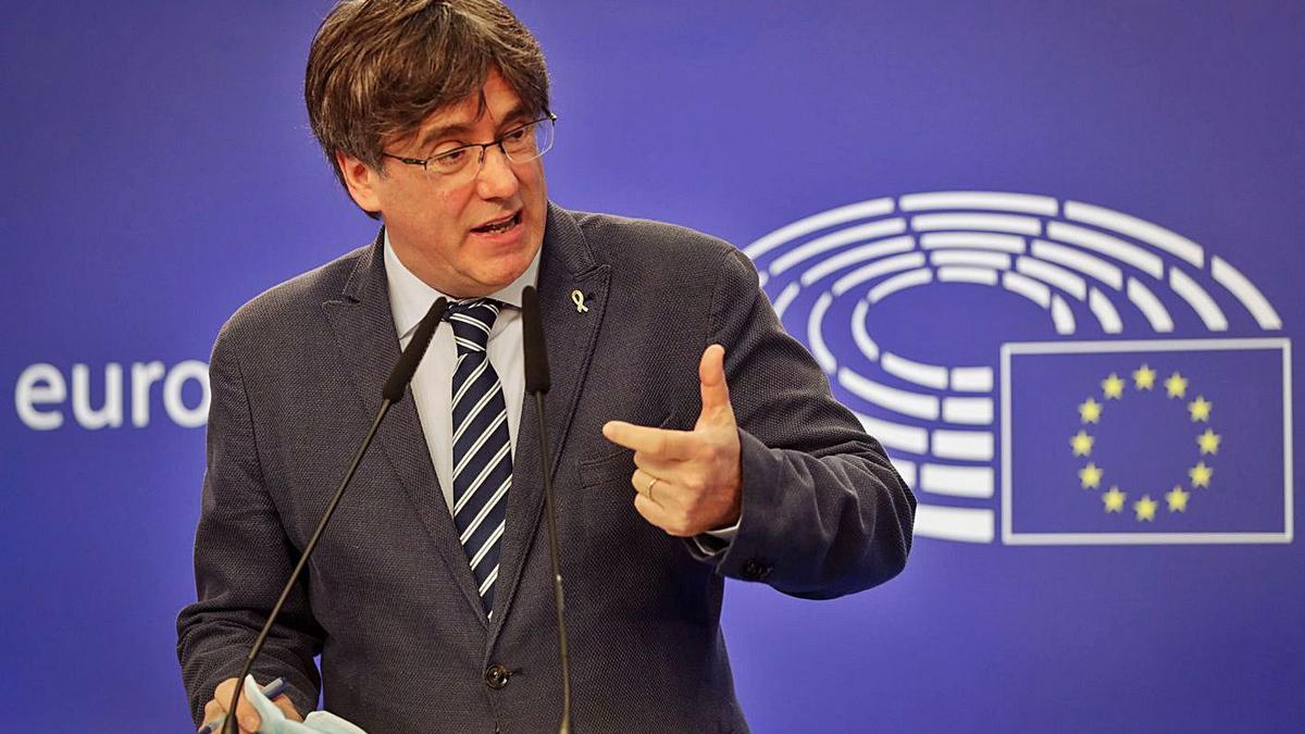 Carles Puigdemont, líder del Consell per la República, en una fotod’arxiu. | EFE