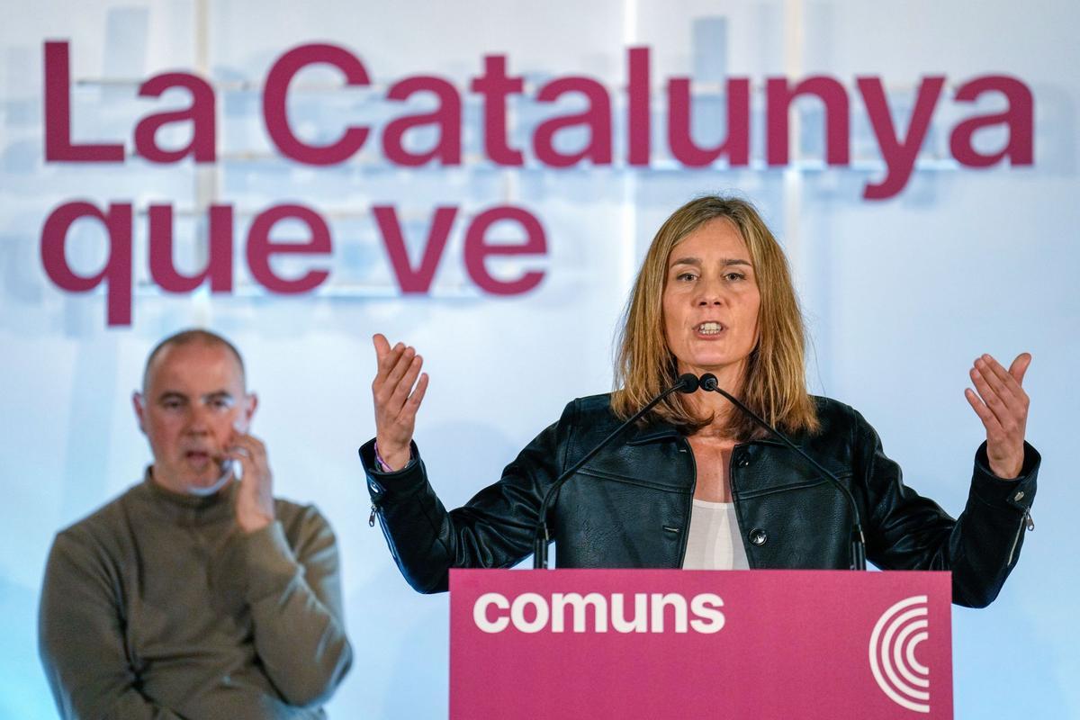 240425EFE_Alejandro Garc�a_ La candidata de Comuns Sumar a la Generalitat, J�ssica Albiach, participa en el acto de inicio de campa�a de los comunes en Reus. 1.jpg