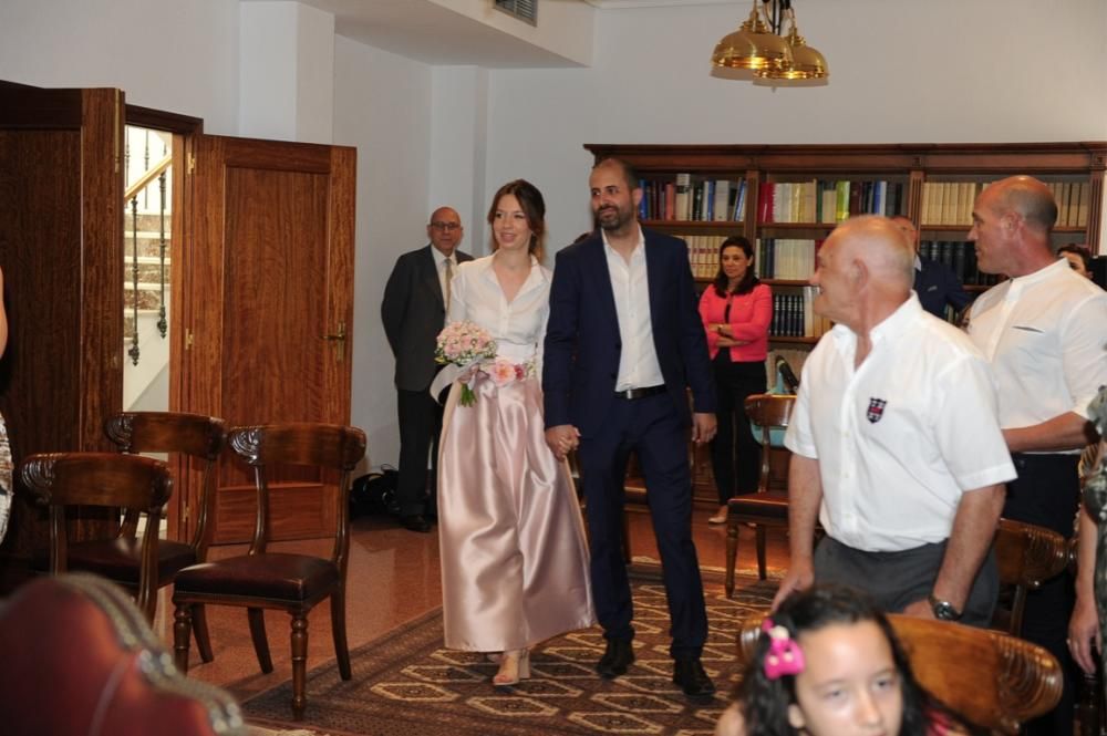 Primera boda en el Colegio Notarial de Murcia