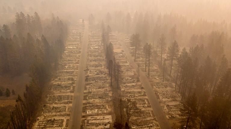 El devastador incendio de California, en imágenes