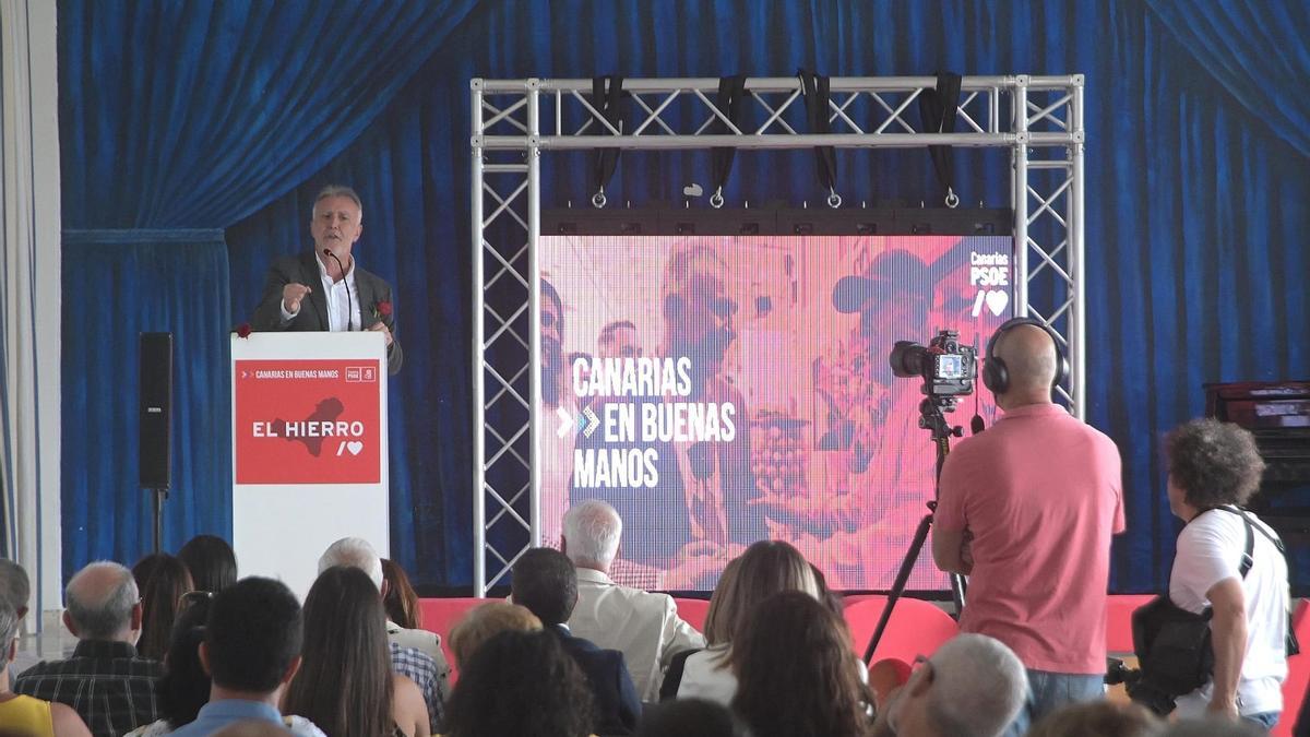 Candidatura PSOE El Hierro: Torres: "Hemos demostrado con hechos la defensa  de Canarias"