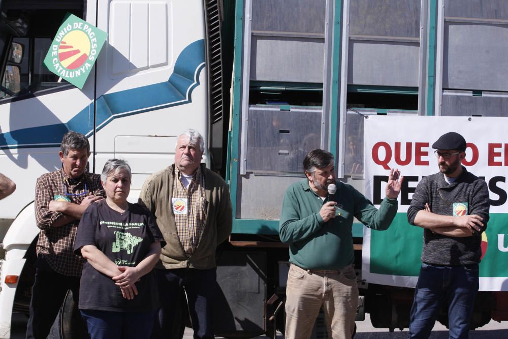 Tractorada a Girona per reclamar millores en la PAC