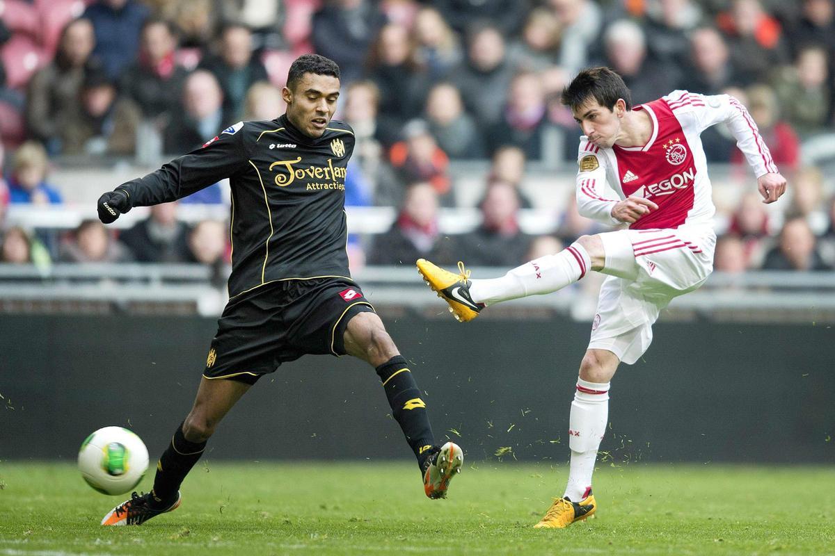 Isaac Cuenca, en su breve paso por el Ajax