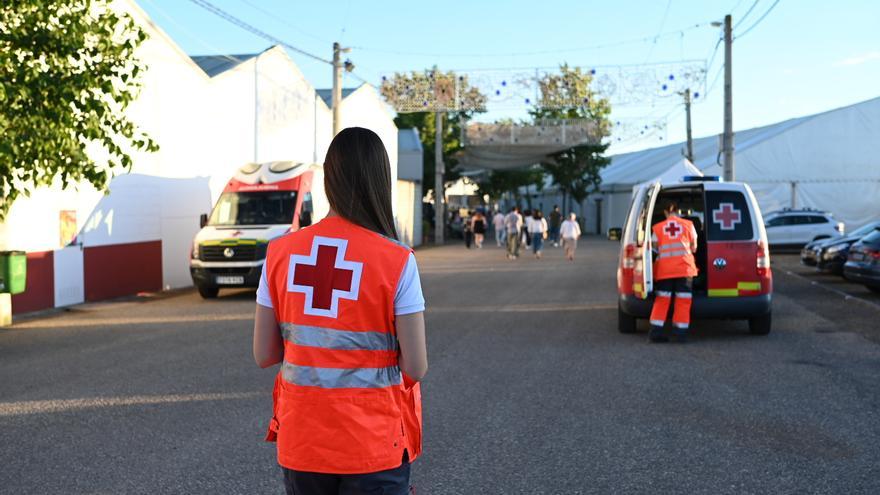 Una reyerta y dos intoxicaciones por alcohol el viernes de feria de Badajoz