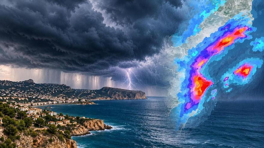 Alicante y El Campello activan medidas urgentes ante las lluvias y la alerta roja en el norte de la provincia
