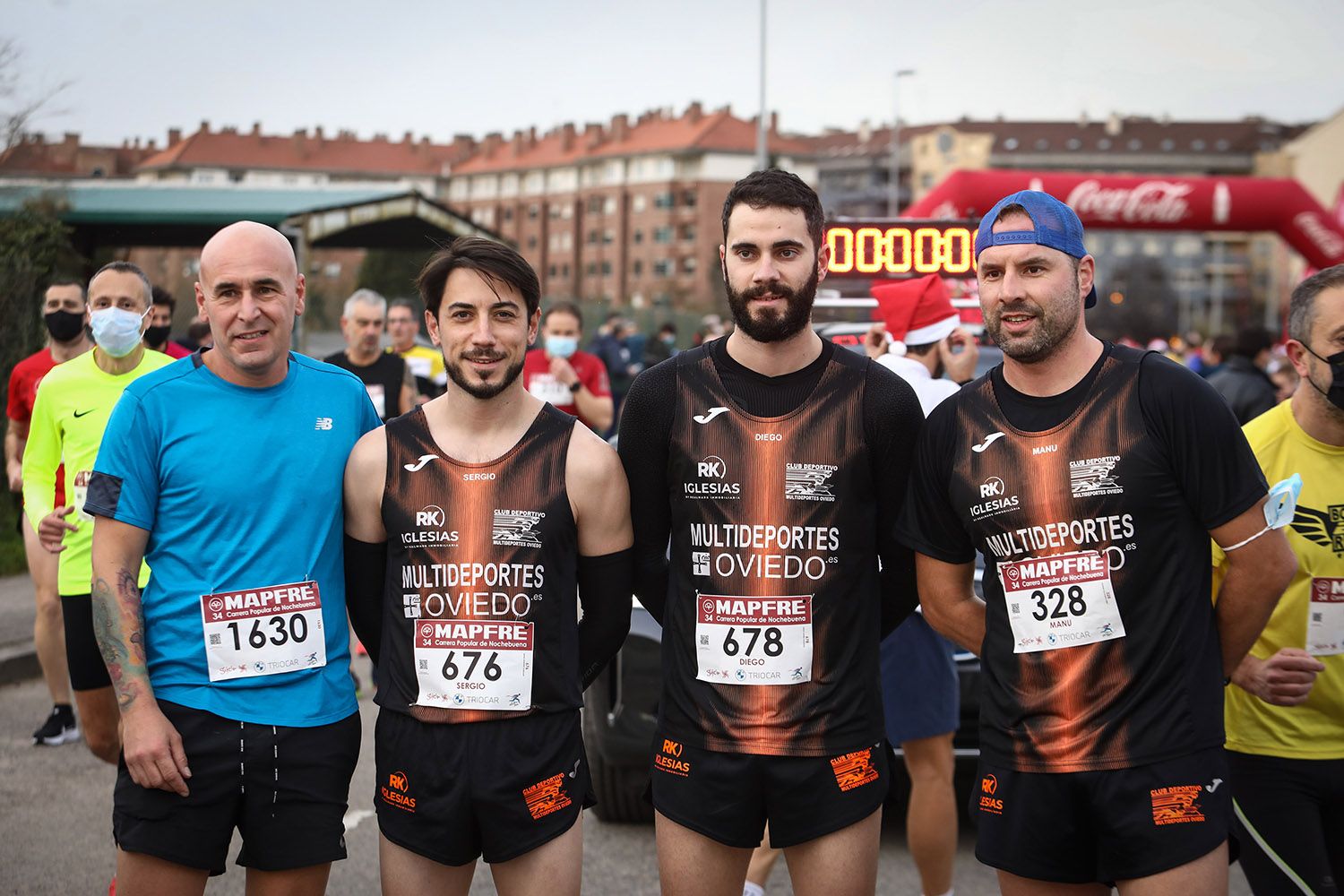 La carrera Popular de Nochebuena de Gijón