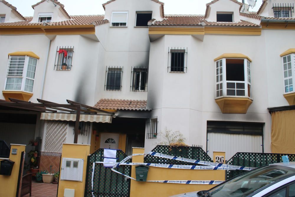 Incendio en una vivienda de Antequera