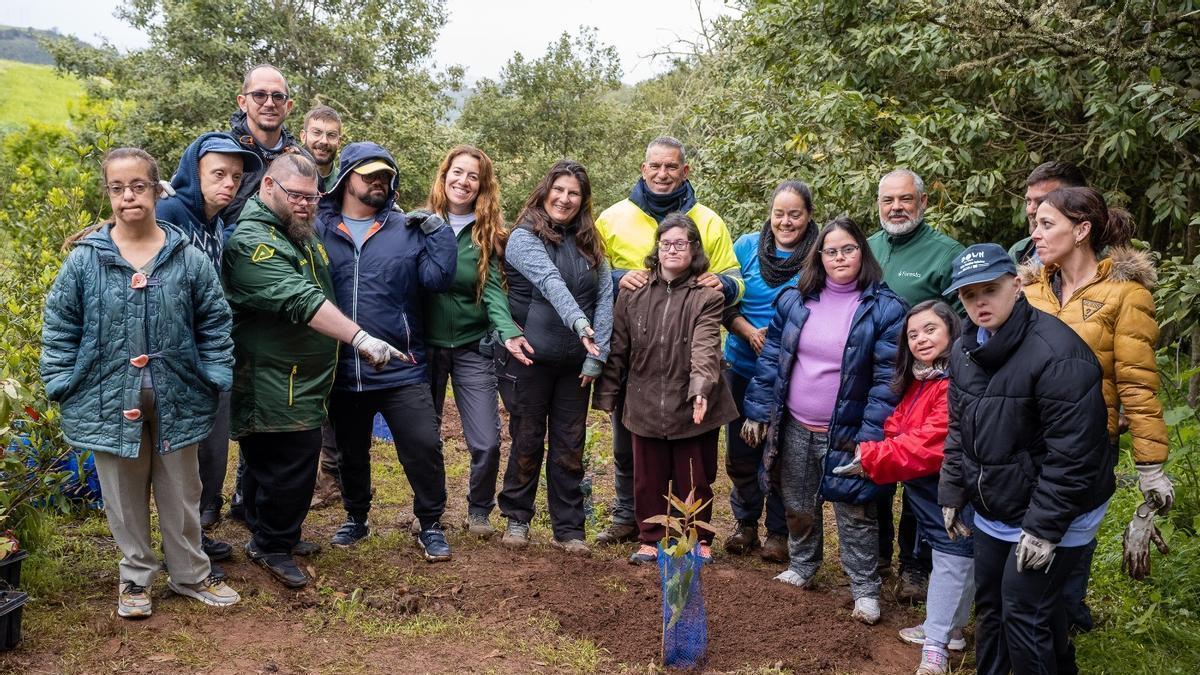 la Finca de Osorio rebosa de vegetación autóctona por el Día del Árbol y del Síndrome de Down