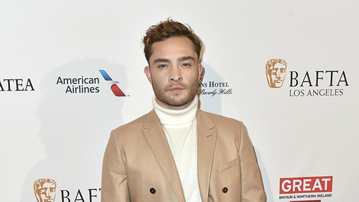 Ed Westwick durante un evento en Los Angeles