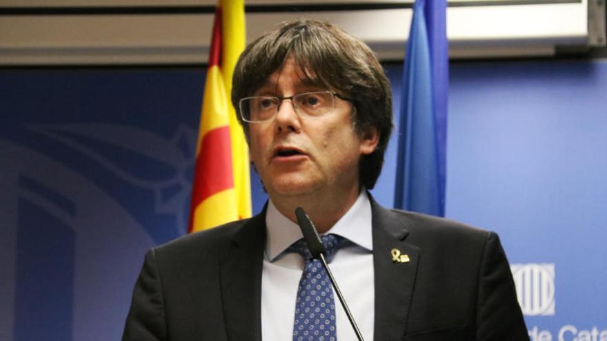 Puigdemont, a la seu de la delegació del govern a Brussel·les