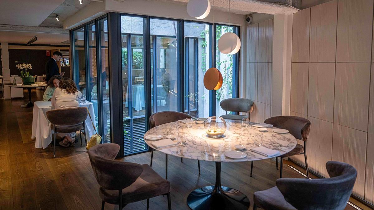 Un aspecto de la sala del restaurante Xerta.