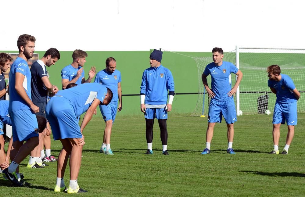 Entrenamiento del Pontevedra C.F