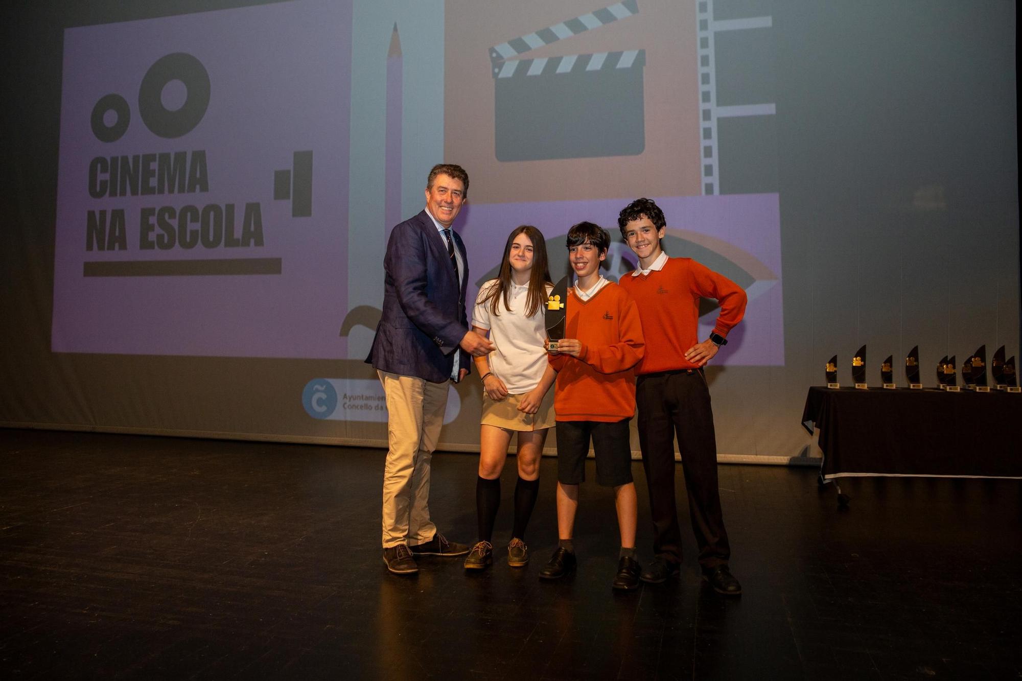 Entrega de los premios Cinema na Escola en A Coruña