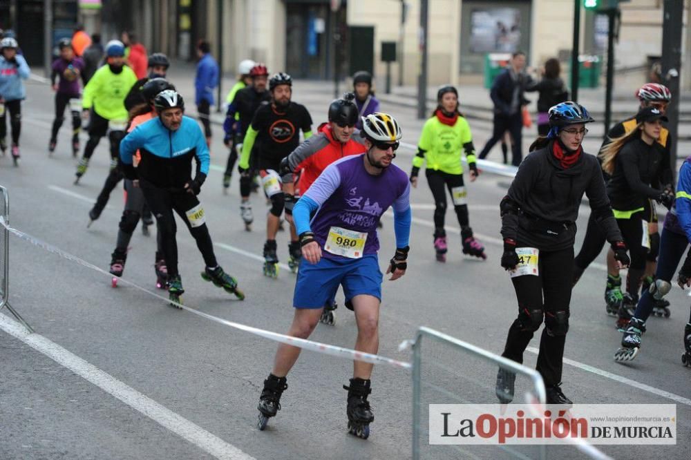 Murcia Maratón. Salida patinadores