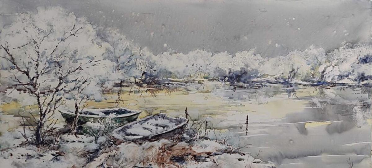 Imagen de la Sexta edición del Certamen de acuarelas dedicado a la nievee