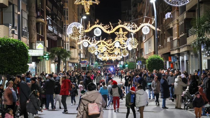 Así ha sido la llegada de Papá Noel a Lorca