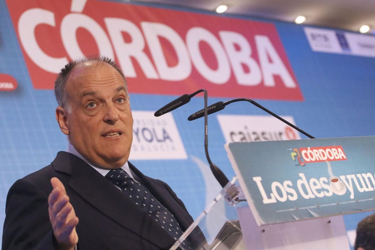 El presidente de la Liga, en "Los Desayunos de Diario CÓRDOBA"