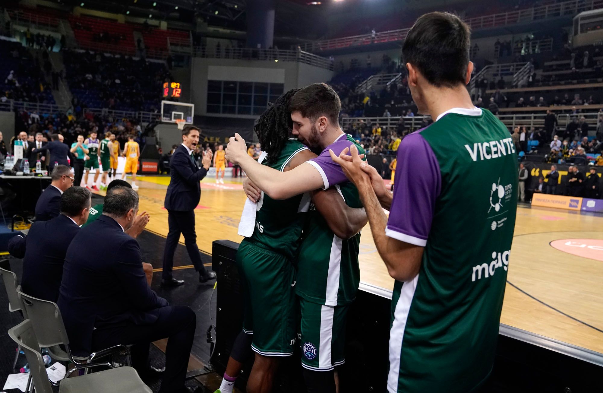 El AEK de Atenas - Unicaja, en imágenes