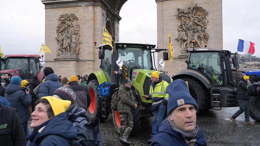 Tractorada en París contra el acuerdo con Mercosur