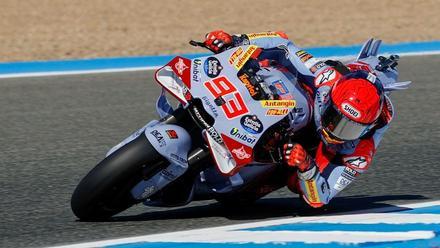 Marc Márquez, en el circuito de Jerez