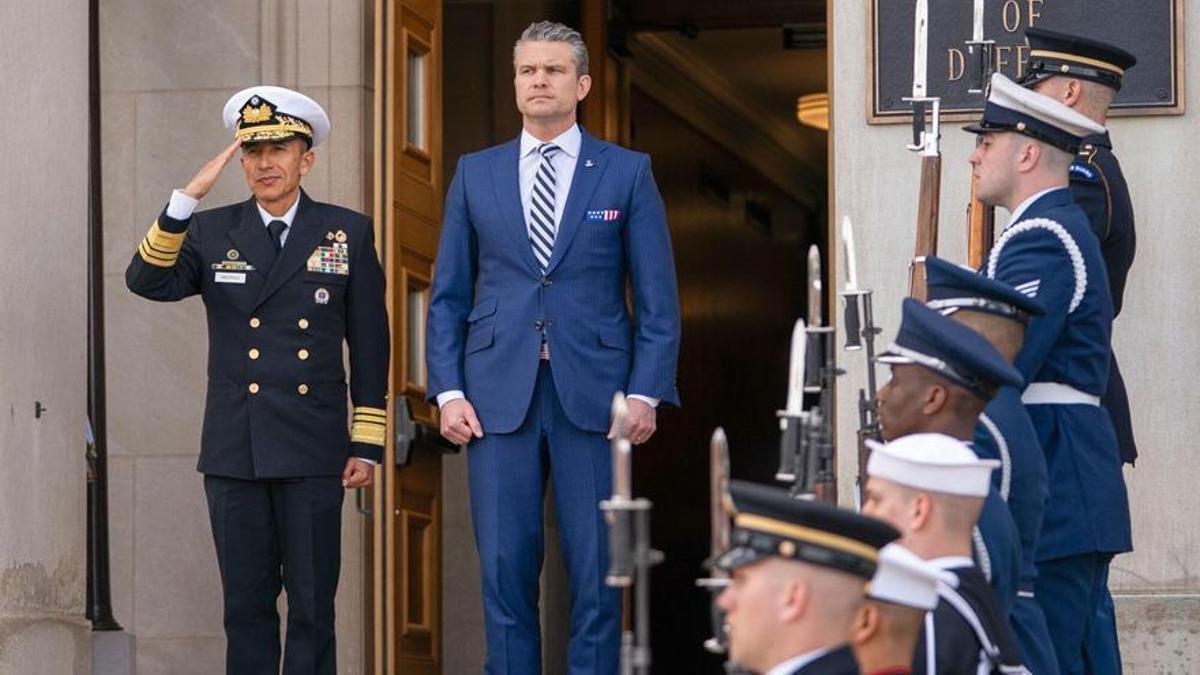 El secretario de Defensa de Estados Unidos, Pete Hegseth.