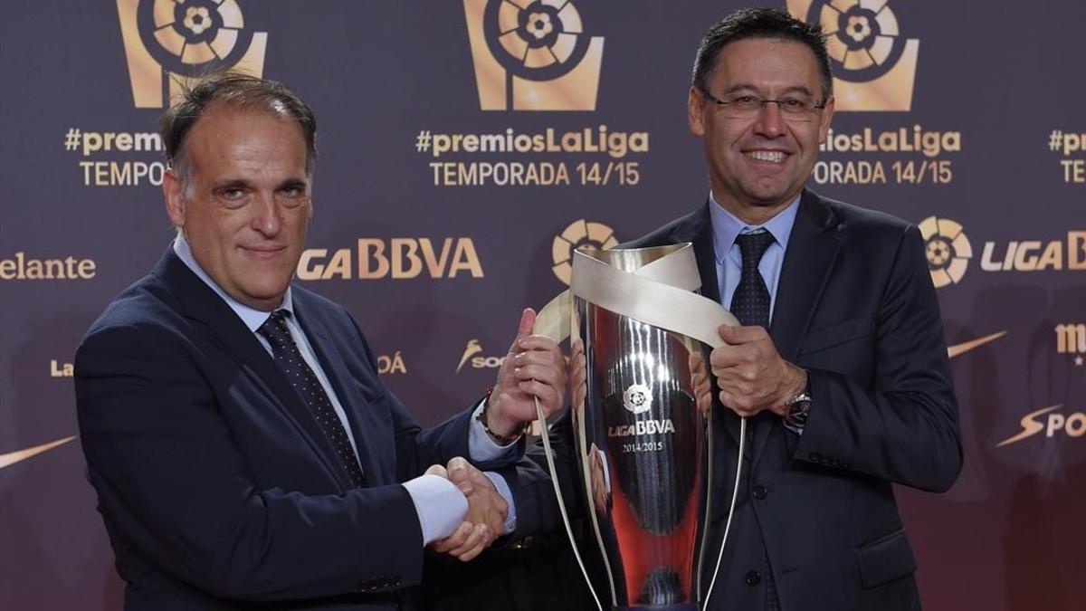 Bartomeu y Tebas, en una imagen de archivo.