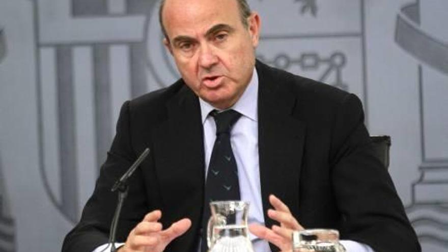 El ministre d&#039;Economia, Luis de Guindos.