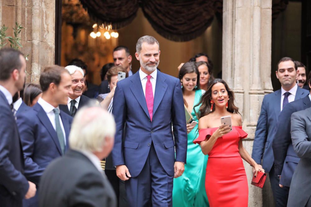 El rey Felipe VI, en Palma por la boda de su ahijada