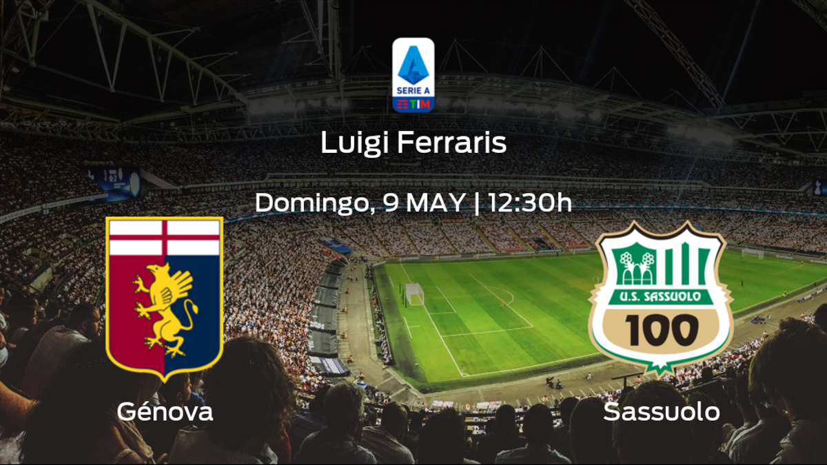 Jornada 35 de la Serie A: previa del duelo Génova - Sassuolo