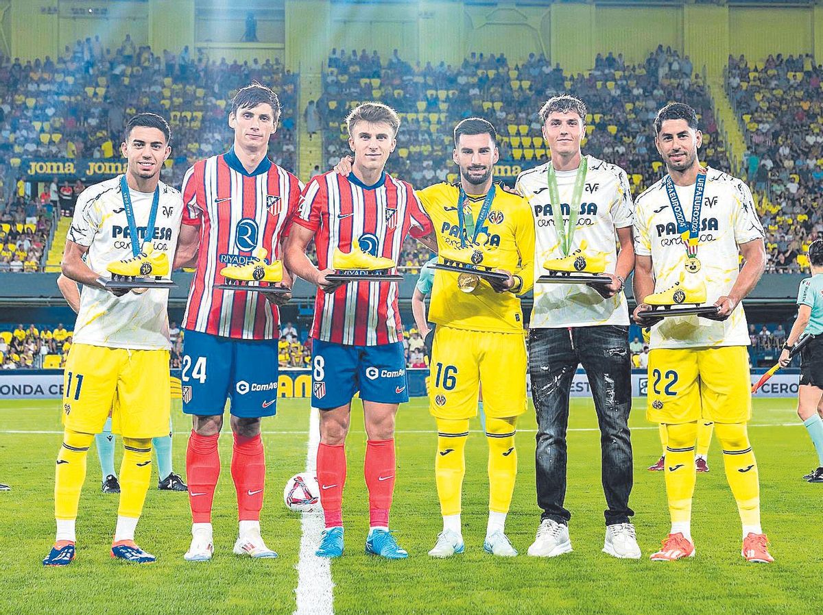 Homenaje a los campeones.