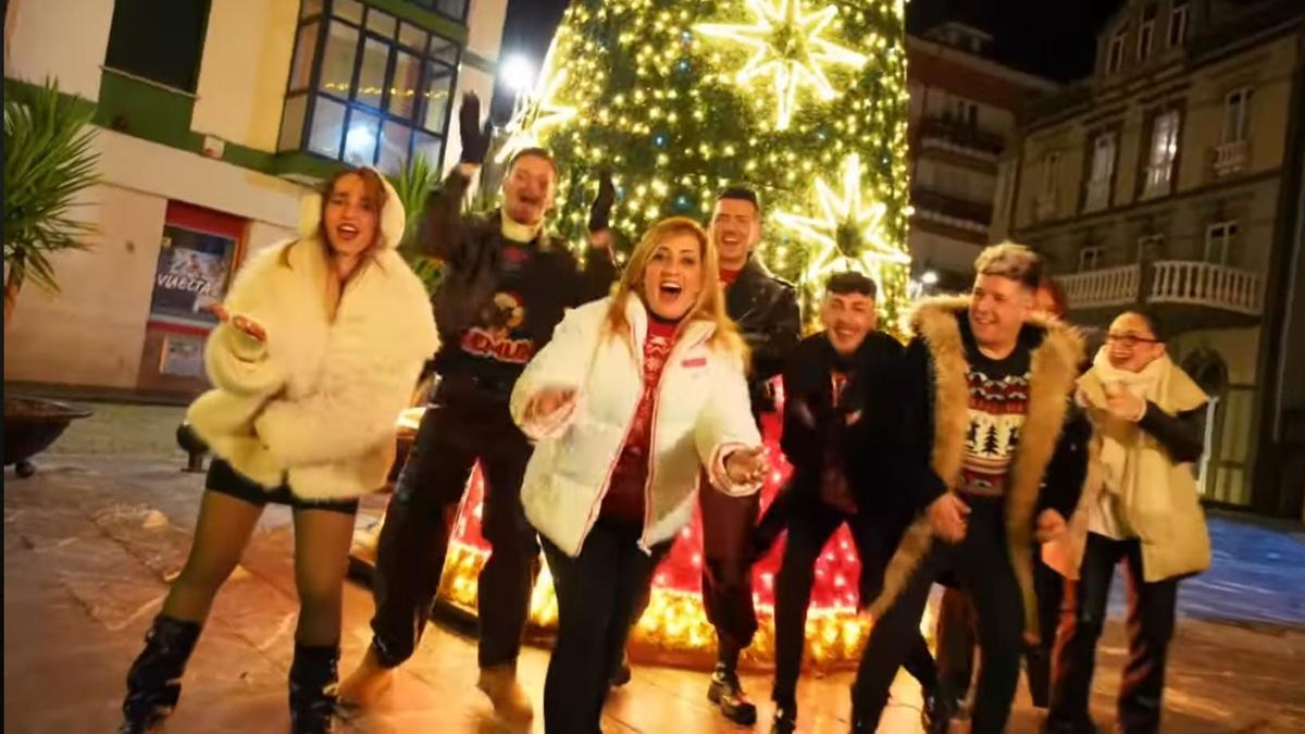 Una captura del videoclip rodado en Cudillero.