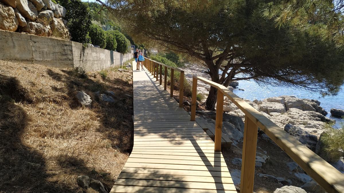 El camí de ronda, a l&#039;Escala.