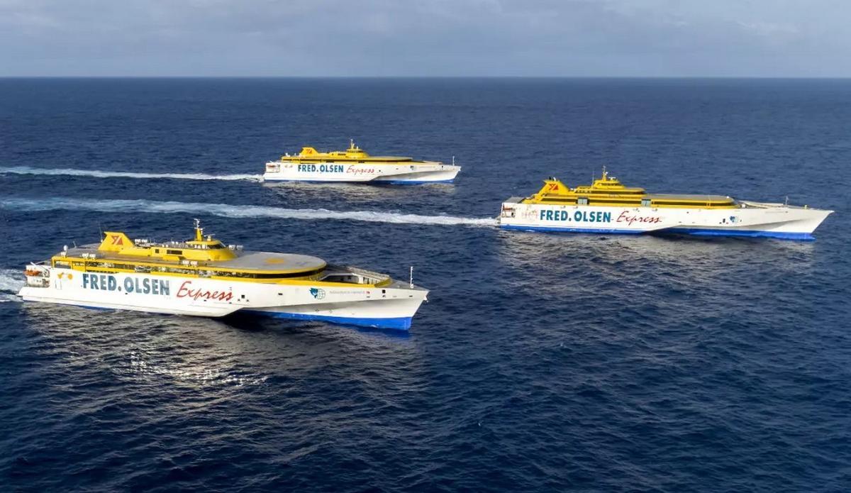 Trimaranes de Fred. Olsen Express.