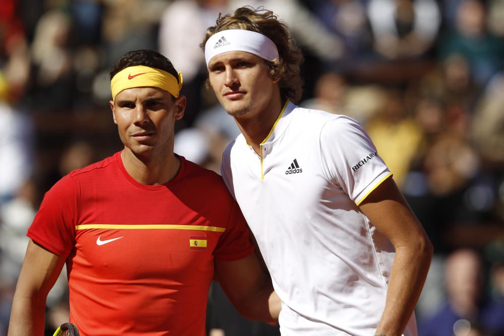 Copa Davis: Rafa Nadal - Alexander Zverev. Eduardo Ripoll