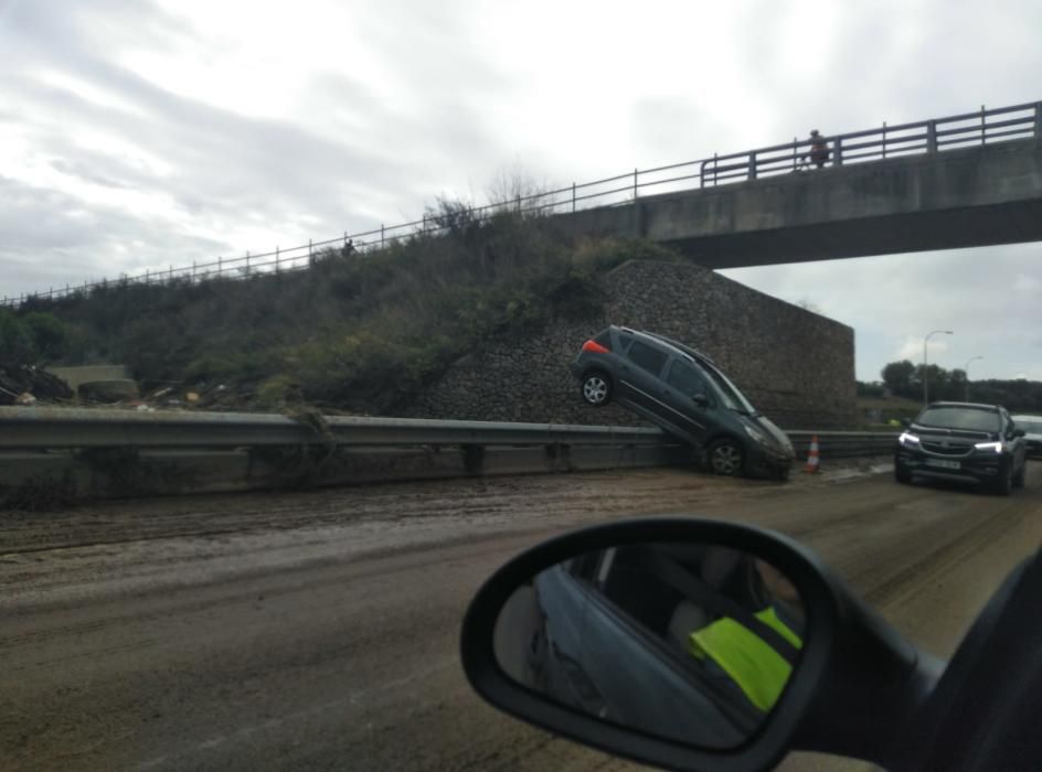 Sant Llorenç am Tag nach der Flut.