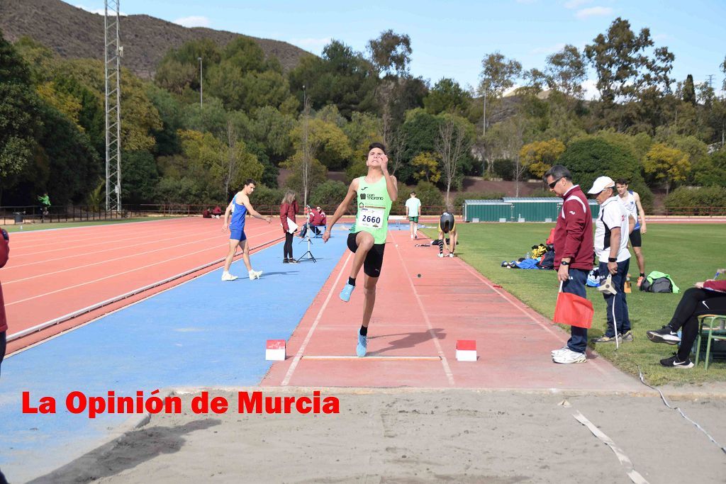 Regional absoluto y sub-23 de atletismo en Lorca