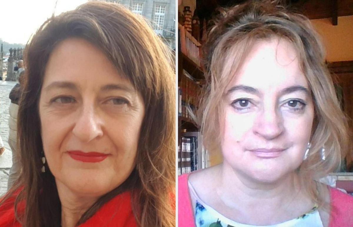 Iolanda Galanes, coordinadora del grado en Traducción, y Lourdes Lorenzo, directora del departamento de Traducción y Lingüística