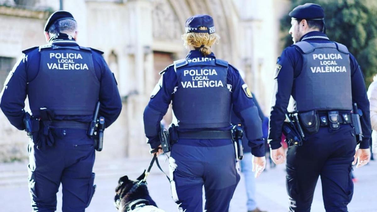 Foto de archivo de la Policía Local de Valencia.
