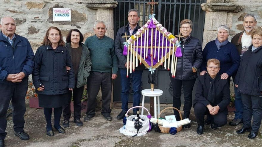 Rituales frente a la Santa Compaña