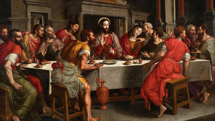 ‘Santa Cena’, en la iglesia de Santo Domingo, en Santa Cruz de La Palma. | | E.D.