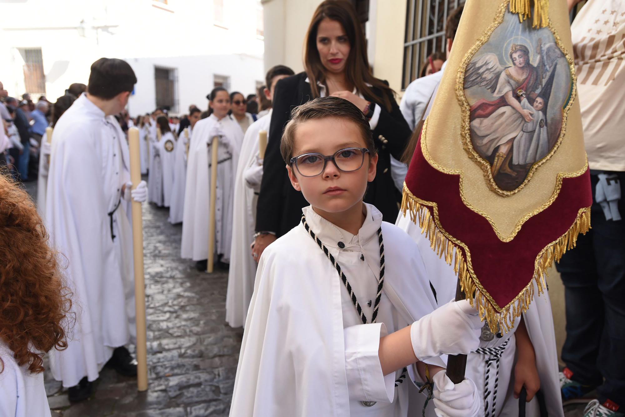 La hermandad del Perdón serpentea camino de la Catedral